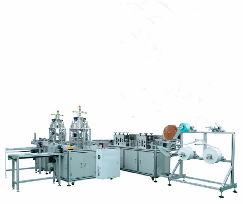 一拖二全自動(dòng)口罩生產(chǎn)線