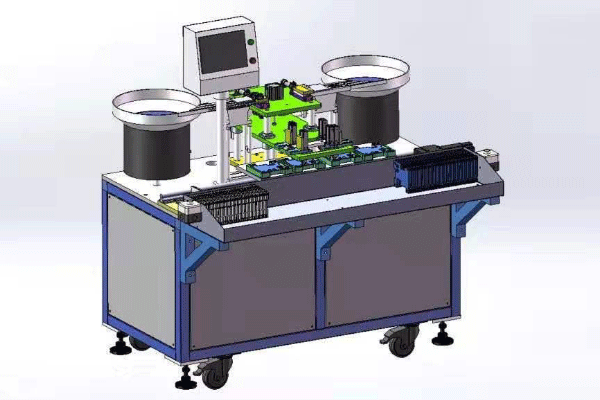 鋁合金散熱器彈簧釘半自動裝機設計 鋁合金散熱器彈簧釘半自動裝機設計